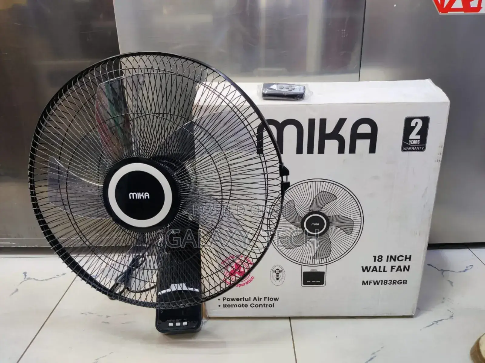 Mika 18 Inches Wall Fan(Remote Control)
