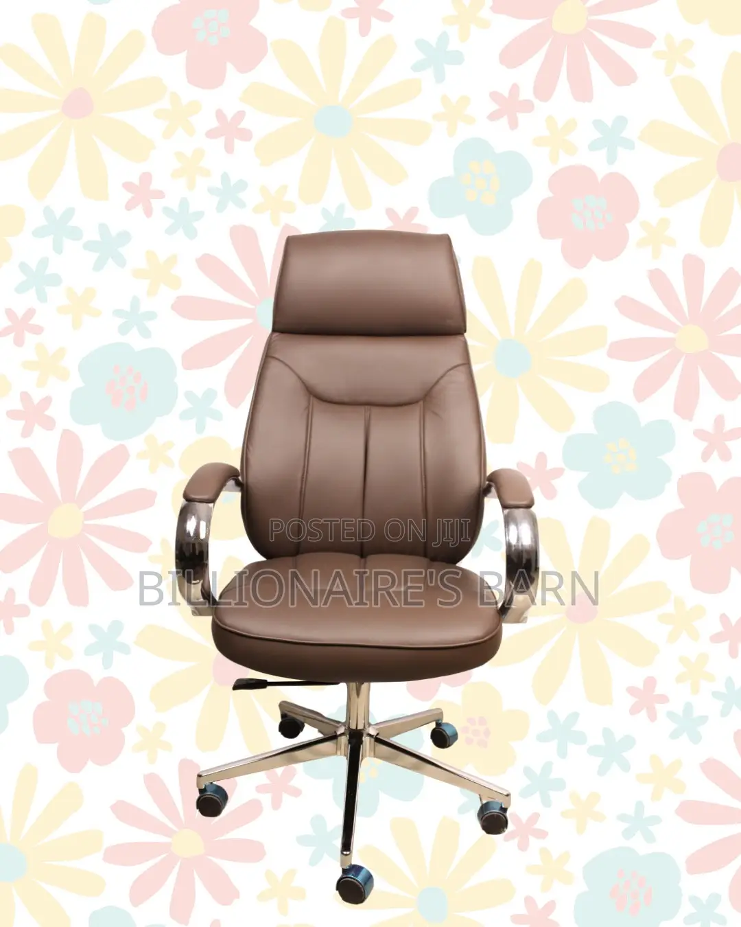 Space-Saving Chair Durable Height Brown | Comfort Meets Style