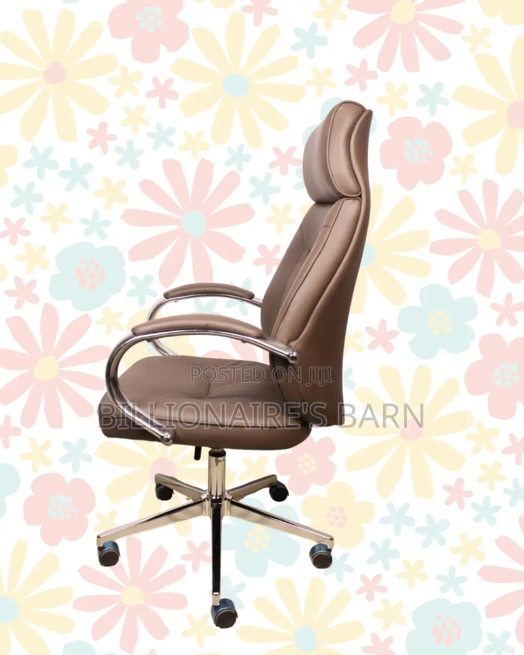 Space-Saving Chair Durable Height Brown | Comfort Meets Style