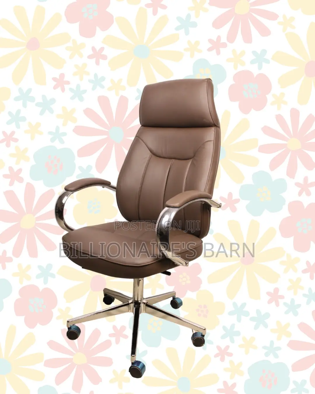 Space-Saving Chair Durable Height Brown | Comfort Meets Style
