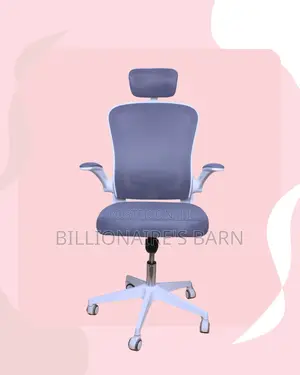 Swivel Castors | White Ergonomic | Nairobi Delivery Guaranteed