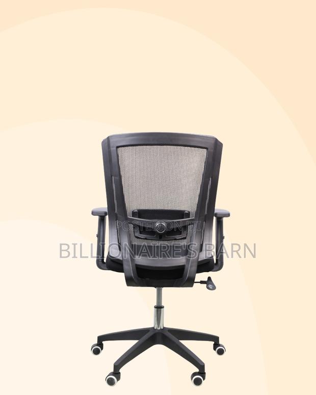 Compact Mid-Back Office Chair | Budget-Friendly Ergonomic Seat - thumbnail 4