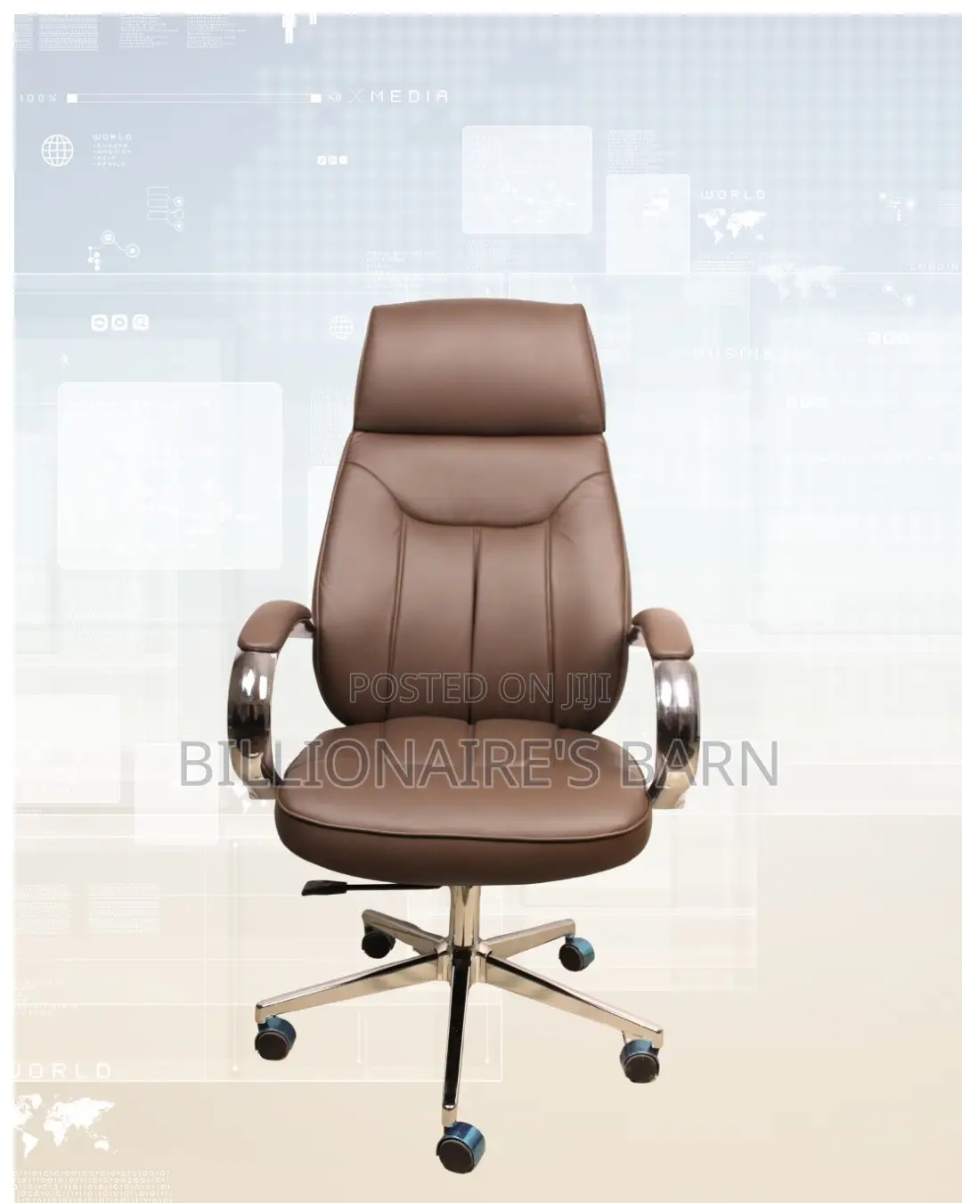 Space-Saving Backrest Leather Office Imported | Best Deal Online