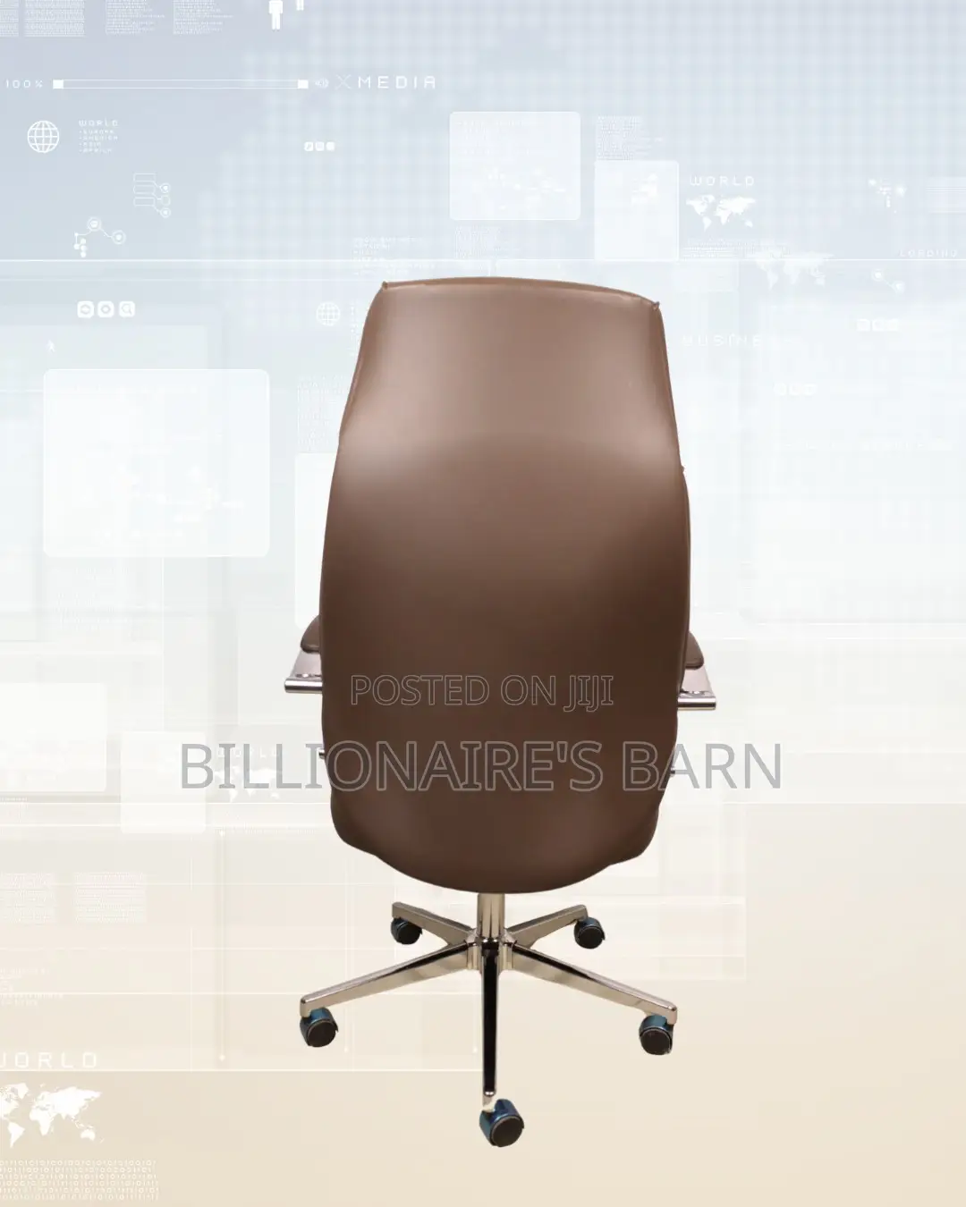 Space-Saving Backrest Leather Office Imported | Best Deal Online