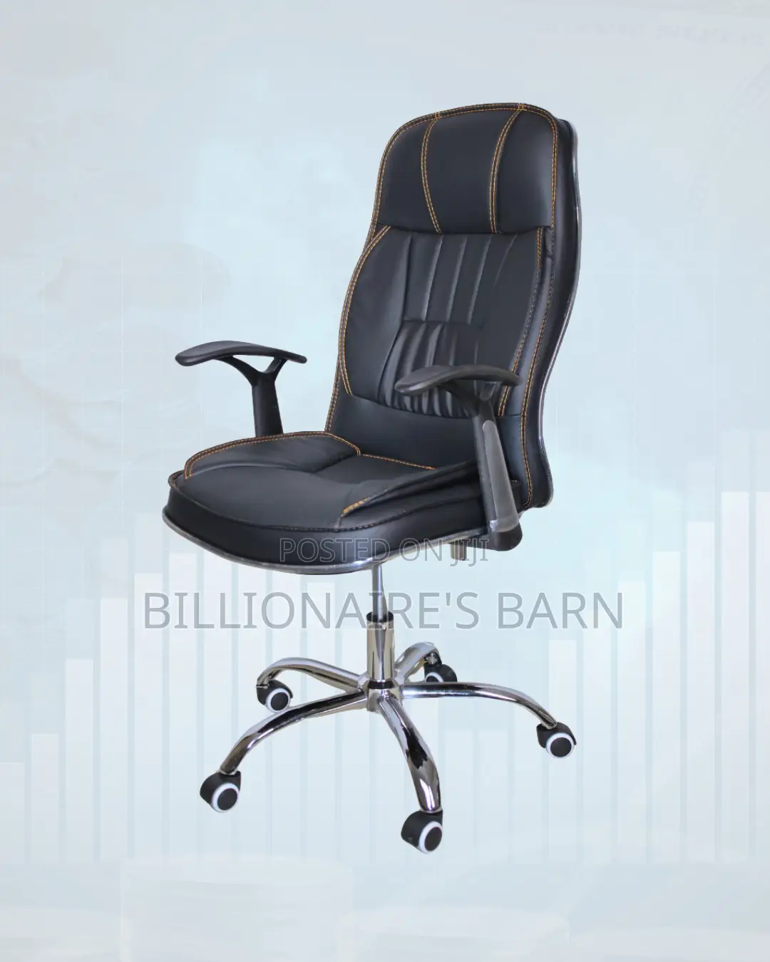 Durable Height — Executive Leather | Same-Day Delivery Available