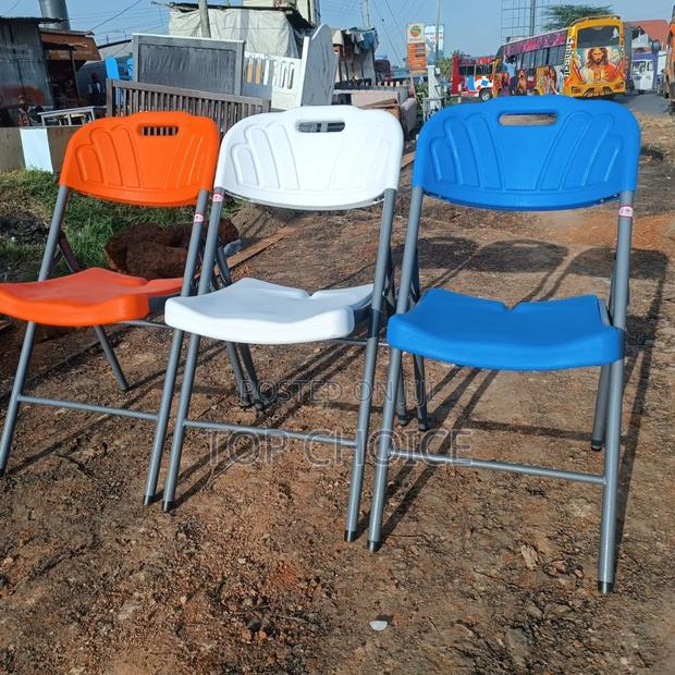 Multicolored Plastic Foldable Chairs - main view