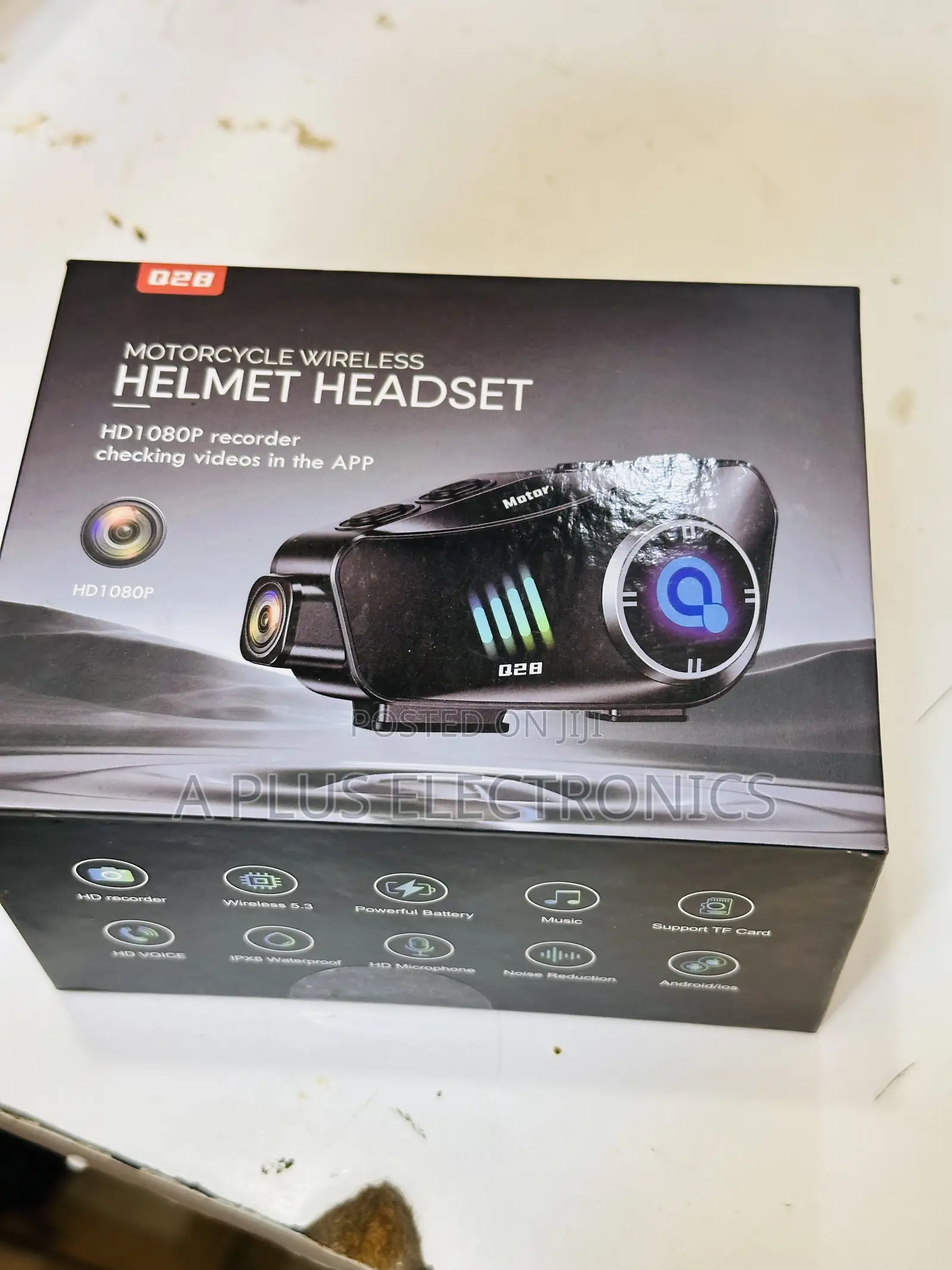 Q28 Motorcycle Intercom Helmet Dash Camera