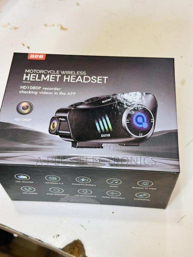Q28 Motorcycle Intercom Helmet Dash Camera - main view