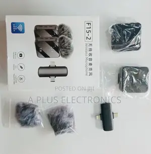 F15-2 Dual Wireless Microphone for Usb-C iPhone