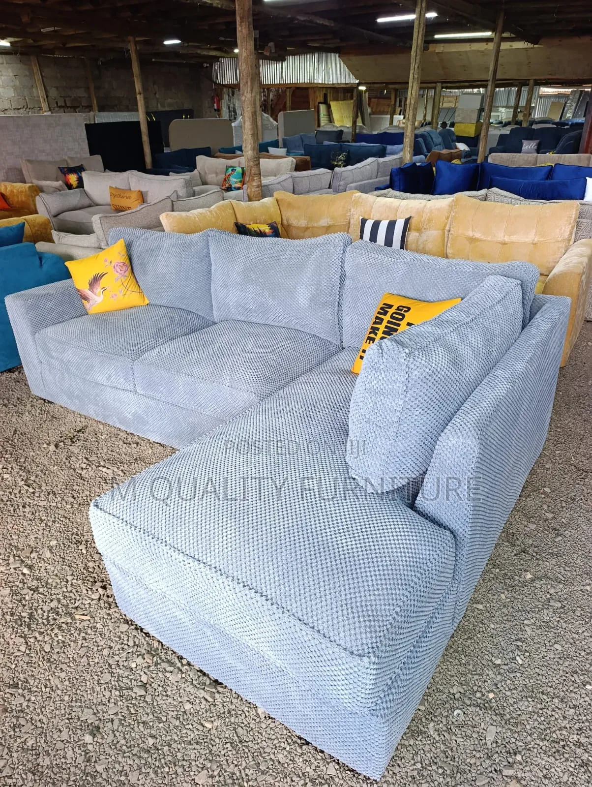 Gray Classy Modern Sofas L Shaped Sofas