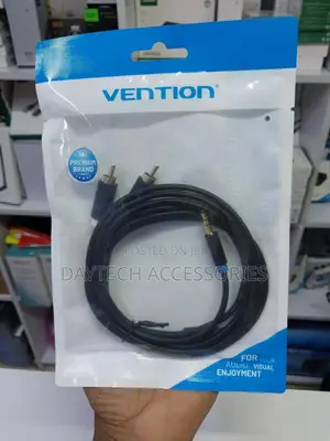 Vention 3.5mm to 2rca Av Cable 1.5m Black