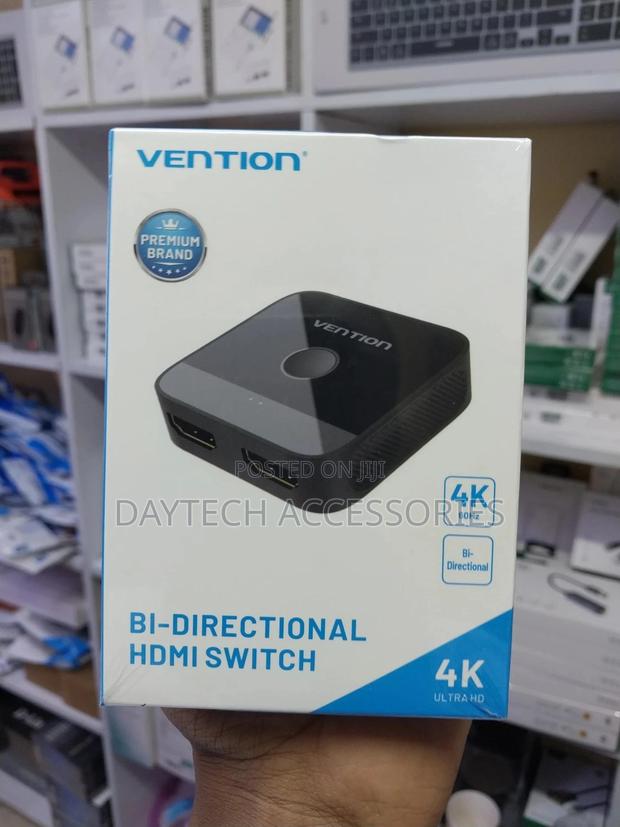 Vention 2-Port Hdmi Bi-Direction Switcher Black Abs Type - thumbnail 3