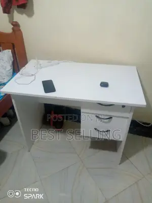 White in Color Study/Office Desk