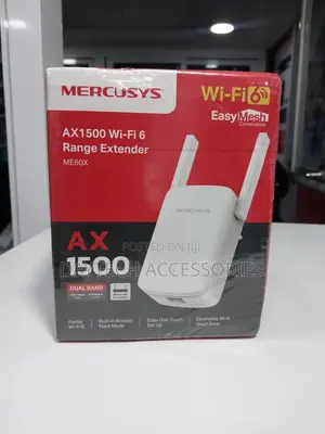 The Mercusys Me60x Ax1500 Wi-Fi 6 Range Extender.