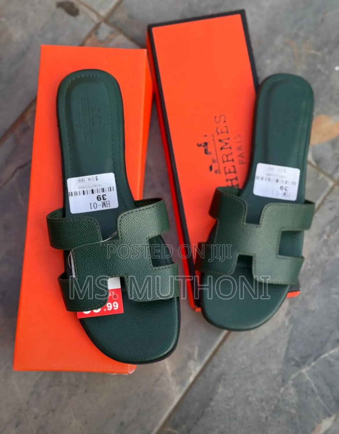Ladies H€Rmes Sandals Size 37-42