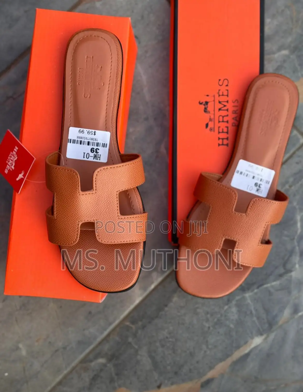 Ladies H€Rmes Sandals Size 37-42