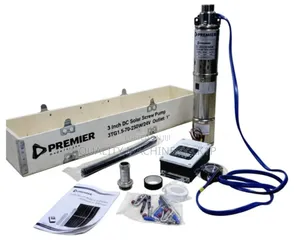 Premier Dc Solar Brushless Submersible Pump 24v 250w 70m Outlet 1"
