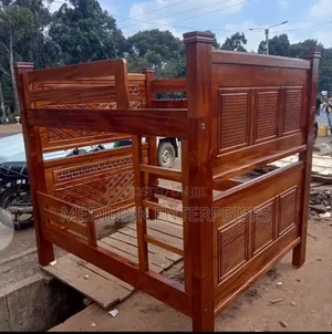 Customized 5*6 Wooden Mahogany Double Decker