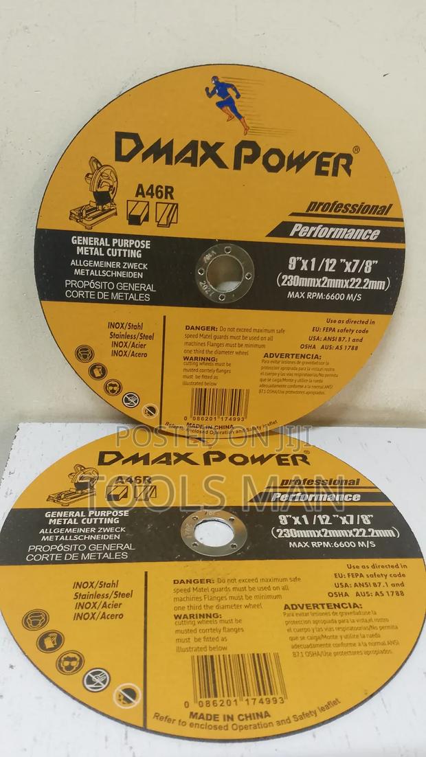 Dmax Power General-Purpose Metal Cutting Disc 9inch.