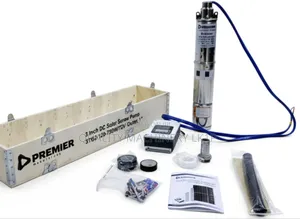 Premier Dc Solar Brushless Submersible Pump 72v 750w 120m Outlet 1"