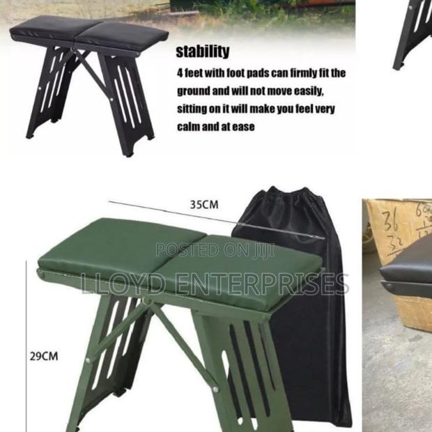 Steel Foldable Portable Stool - main view