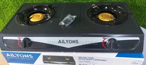 Ailyons Metallic Two Stainless Burner Cooker
