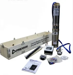 Premier Dc Solar Brushless Submersible Pump 72v 600w 65m Outlet 1.5"