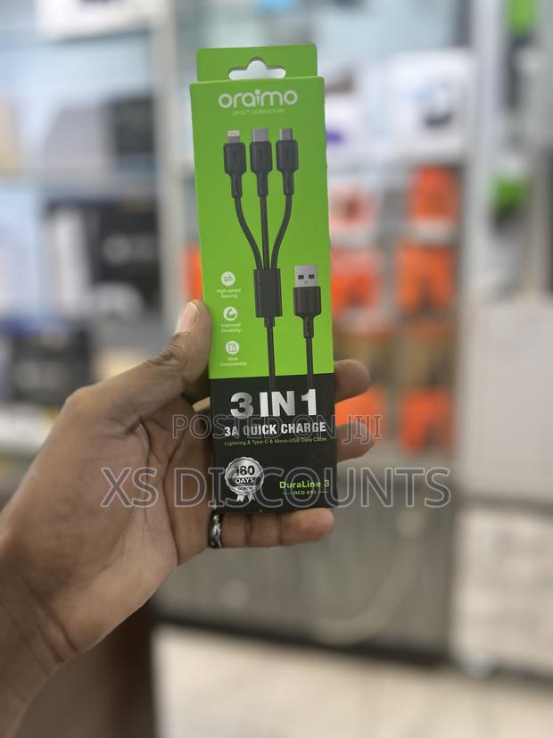 Oraimo 3 in 1 Cable - thumbnail 2