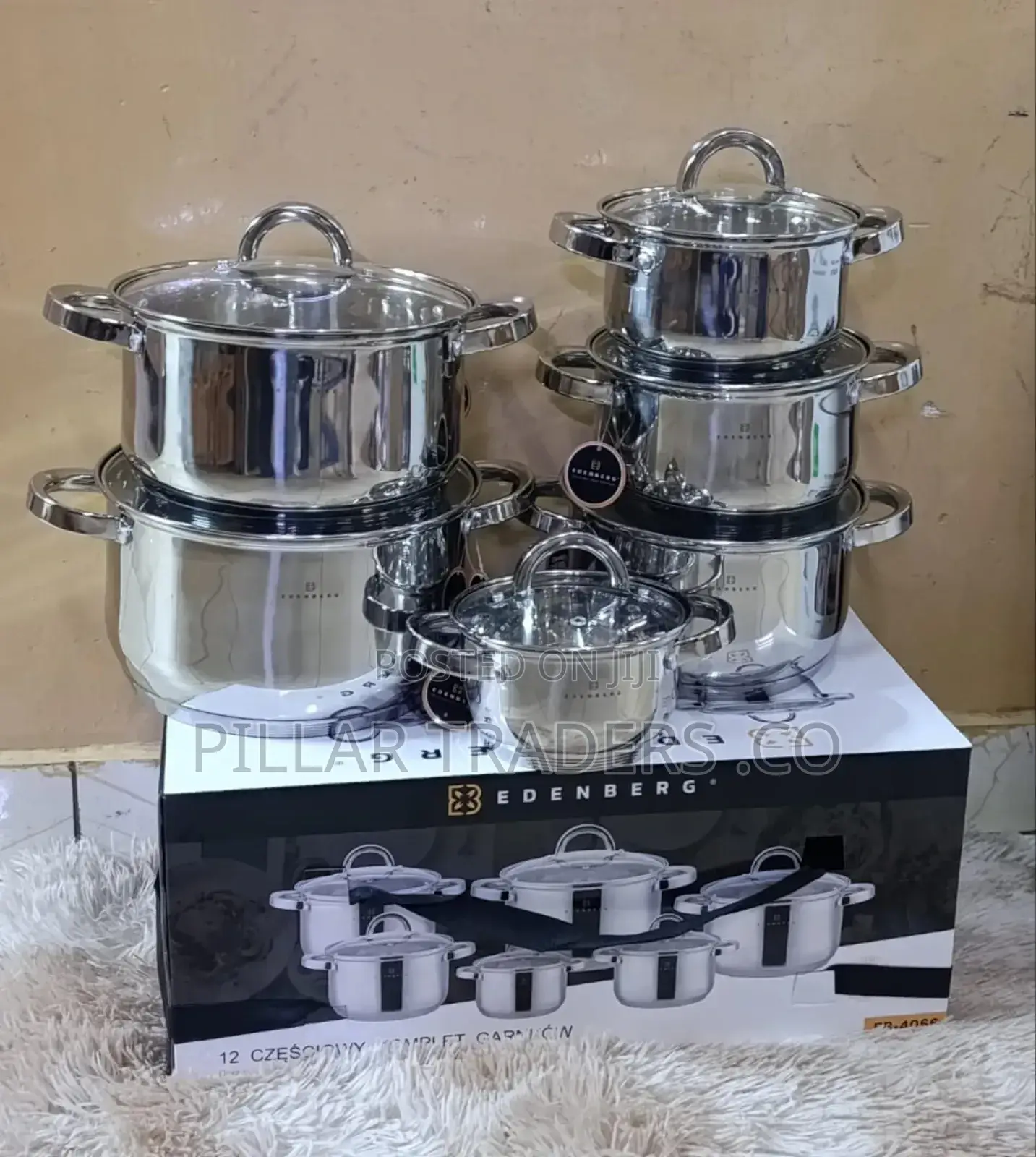 Edenburg Stainless Steel Cookware Set