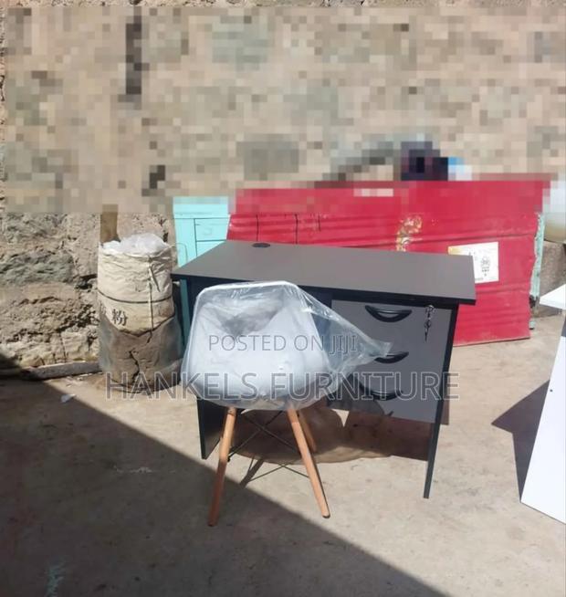 Durable Study Desk With Storage - main view