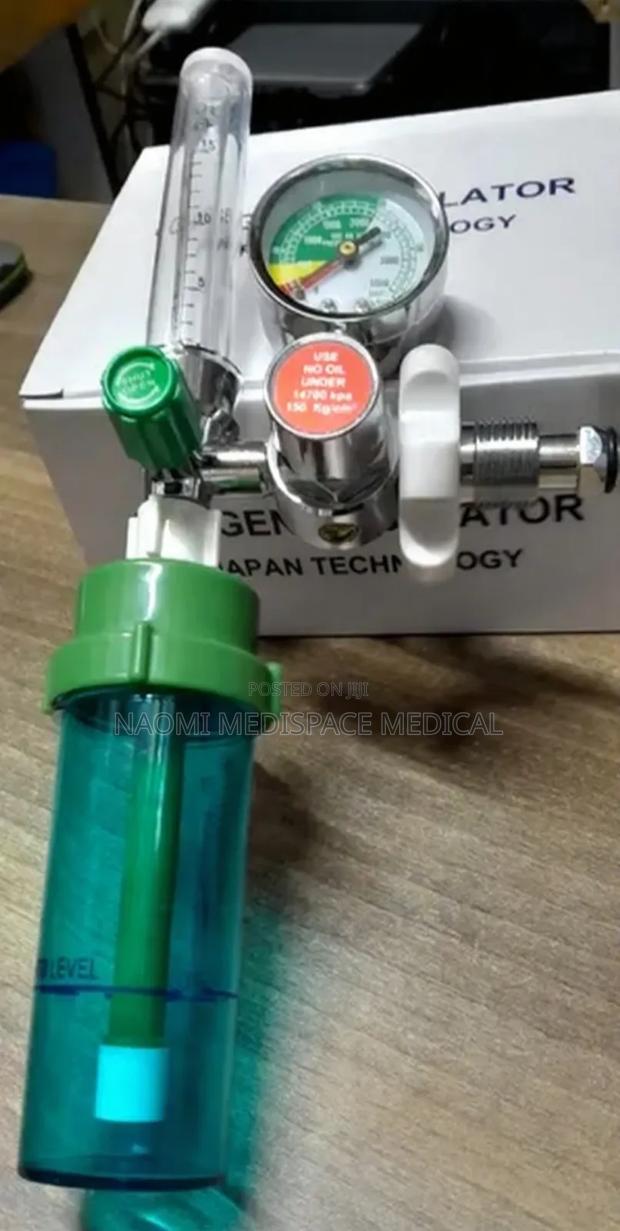 Oxygen Regulator/Flowmeter-Side Flow