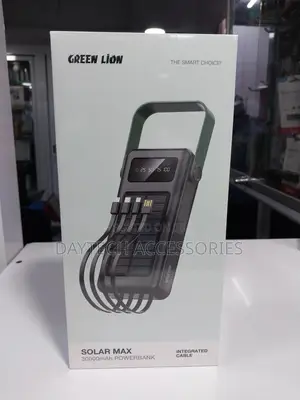 Green Lion Solar Max 30000mah Power Bank.