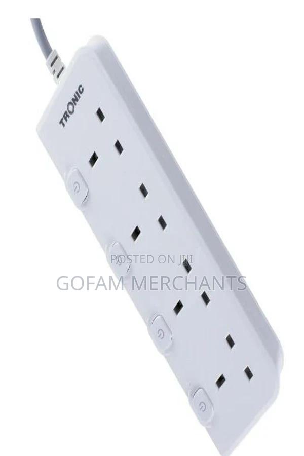 Tronic 4-Way Extension Socket With Individual Switches – 10a, 2500w