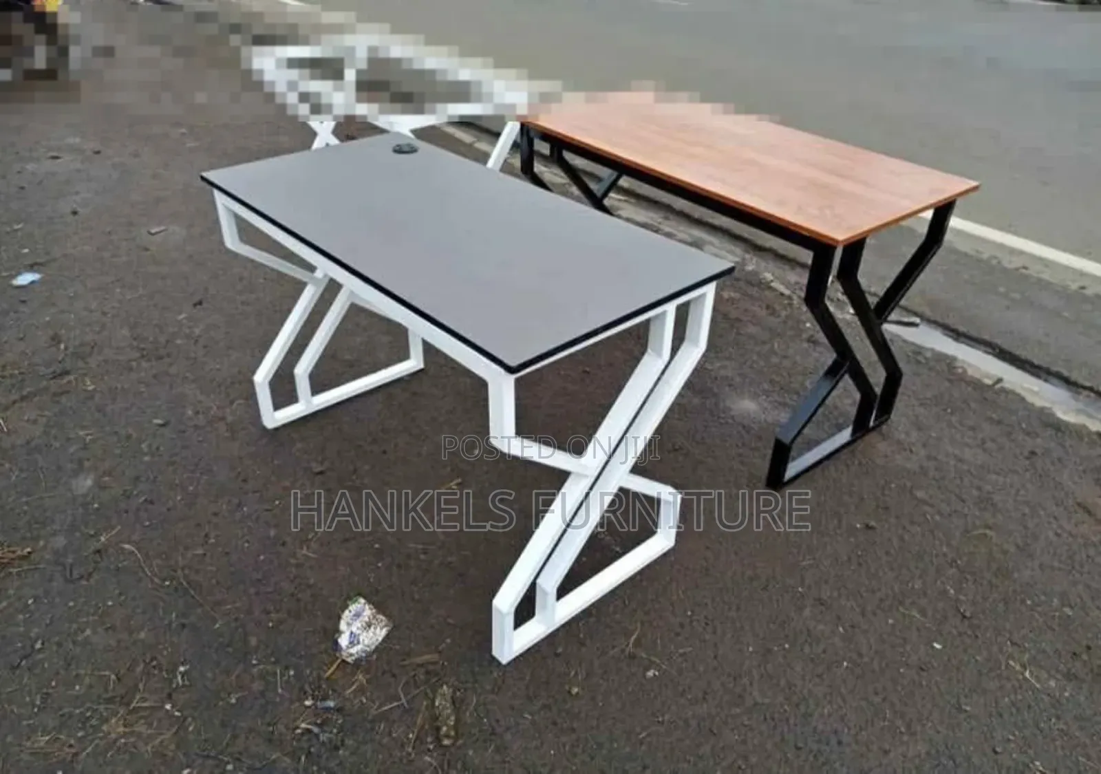 Steel Frame Metallic Table – Perfect Workstation