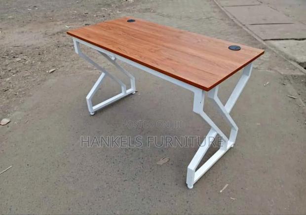 Compact Metal Table – Ideal for Study or Office - main view
