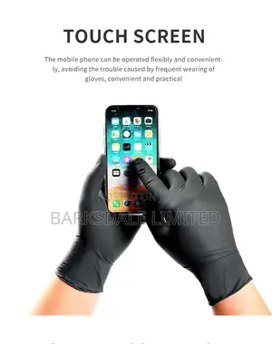 Small Black Nitrile Gloves Food Grade Rubber Chef Kitchen Latex
