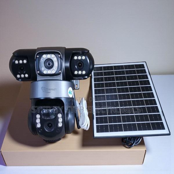 V380 Pro 12mp Solar Triple Lens PTZ Camera With Cloud Storage Support
