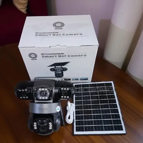 V380 Pro 12mp 4g Sim Wireless Solar PTZ Camera With Quick Wake Up