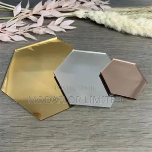 Lightweight Hexagon Mirror Stickers