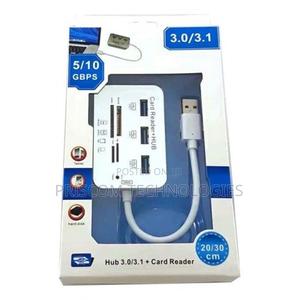 Multiple Usb Hub 3.0 , 3 Ports Tf/Sd Card Reader - main view