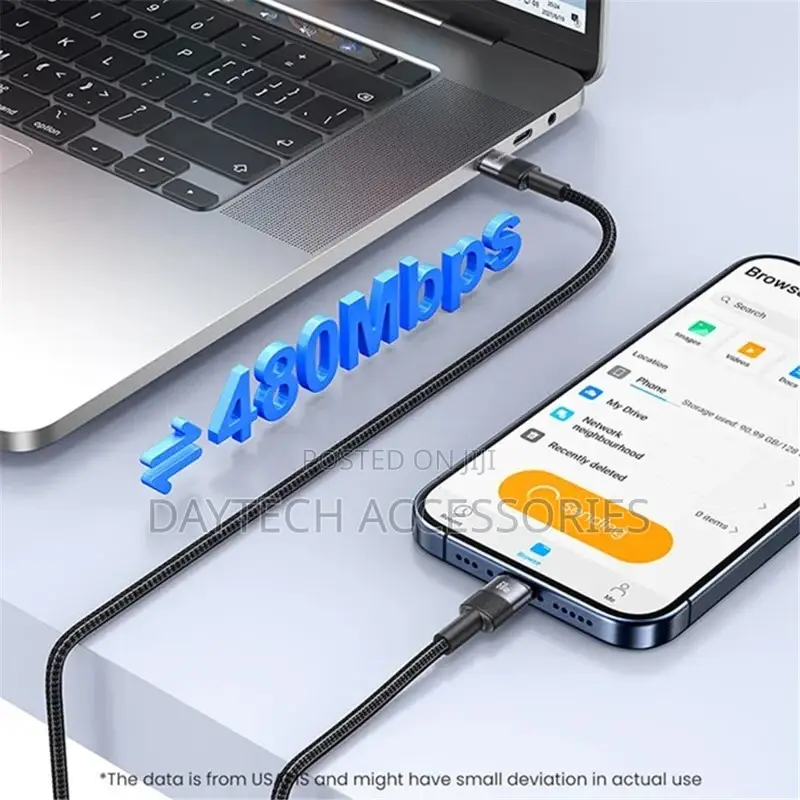 Usams Us-Sj662 Type C to Lightning 30w Aluminum Alloy Fast Charging.