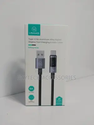 Usams Us-Sj673 Usb to Type-C 6a Fast Charge Digital Display Data Cable