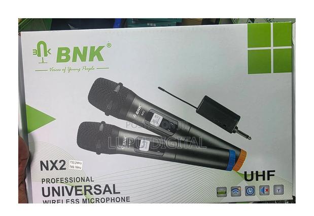 BNK Nx2 Professional Uhf Dual Wireless Microphone - thumbnail 2