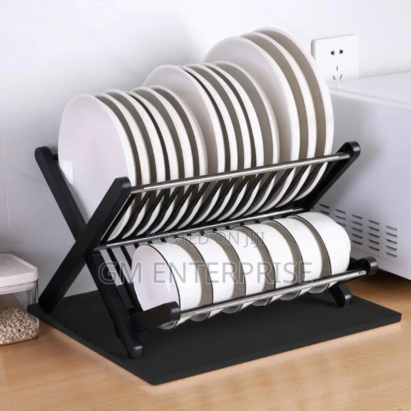 *X Folding Drain Rack - X Shape Foldable Dish Drainer Rack Available