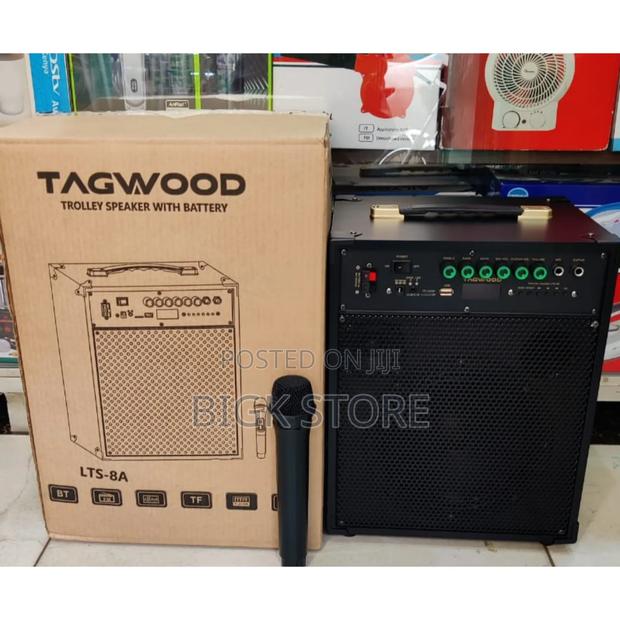 Tagwood 8" Rechargeable Portable Speaker 8a