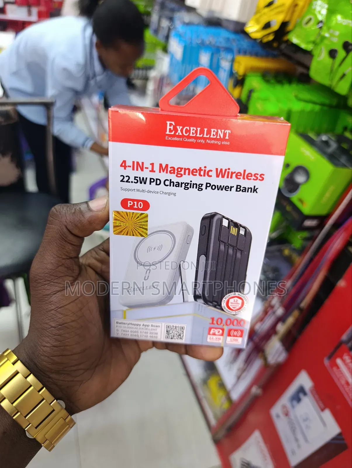 Excellent 10000mah Power Bank 22.5w Fast Charging 4output