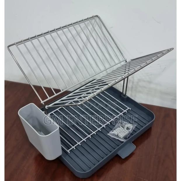 A-565 2 Tier Self Draining Dish Drainer Rack