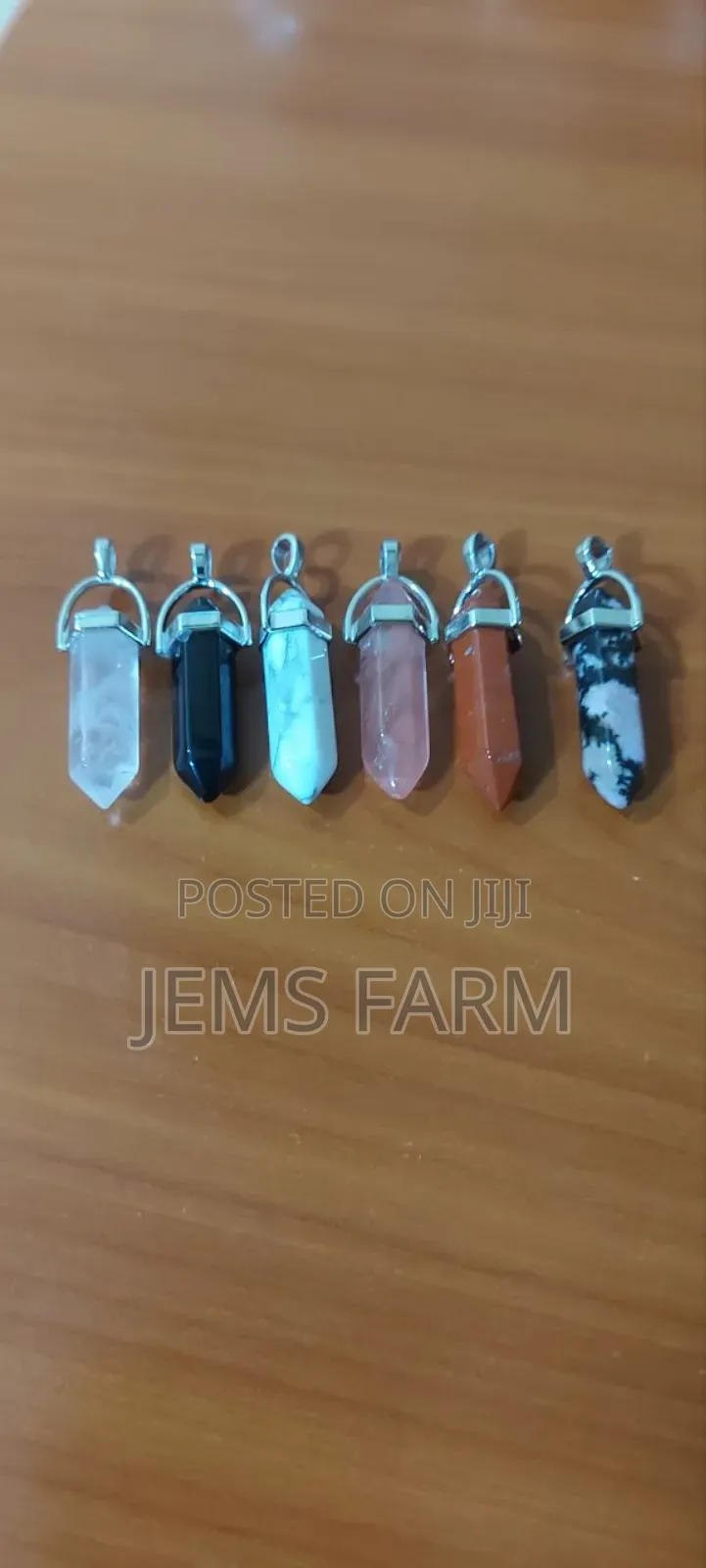 Stone Pendant Necklaces With Gift Bag