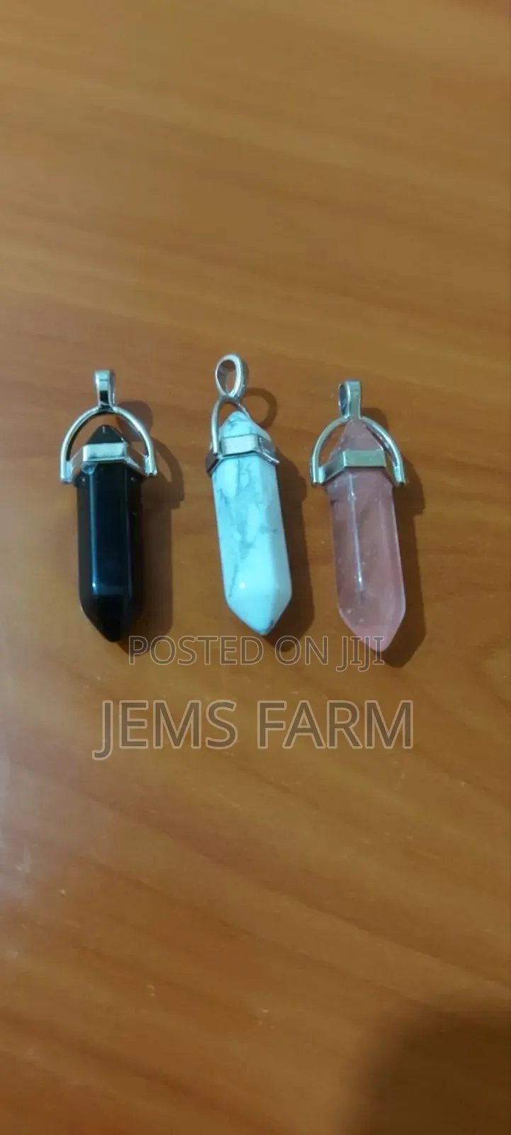 Stone Pendant Necklaces With Gift Bag