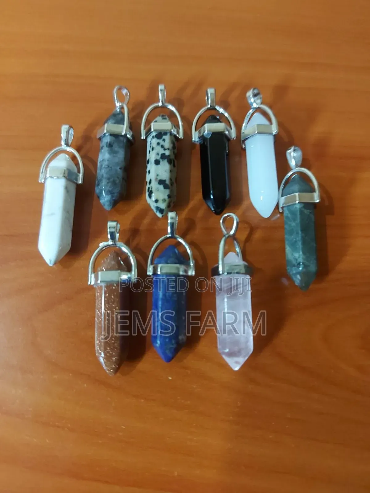 Stone Pendant Necklaces With Gift Bag